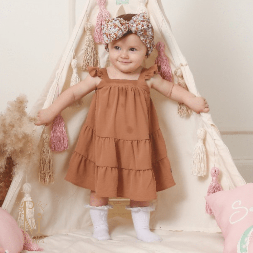 Kit 3 Vestido Moana Baby Menina Curto Princesas Soltinho